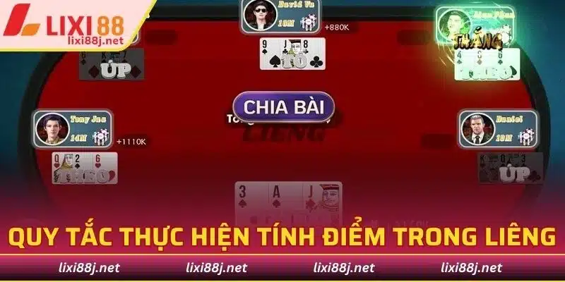 Quy tắc thực hiện tính điểm trong siêu phẩm Liêng cực dễ